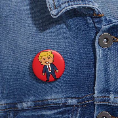 Happy Trump Pin Button