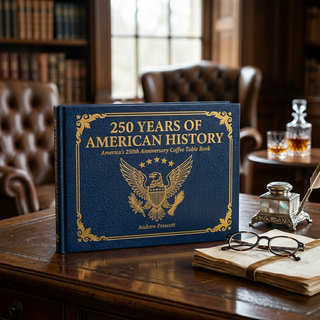 250 Years of American History: Leatherbound Collector's Edition Book
