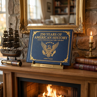 250 Years of American History: Leatherbound Collector's Edition Book