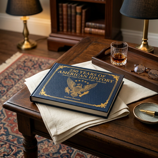 250 Years of American History: Leatherbound Collector's Edition Book