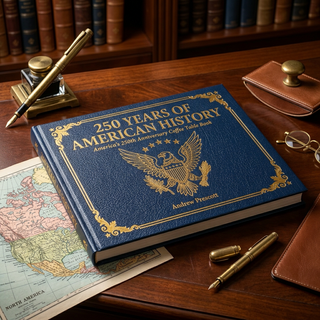 250 Years of American History: Leatherbound Collector's Edition Book