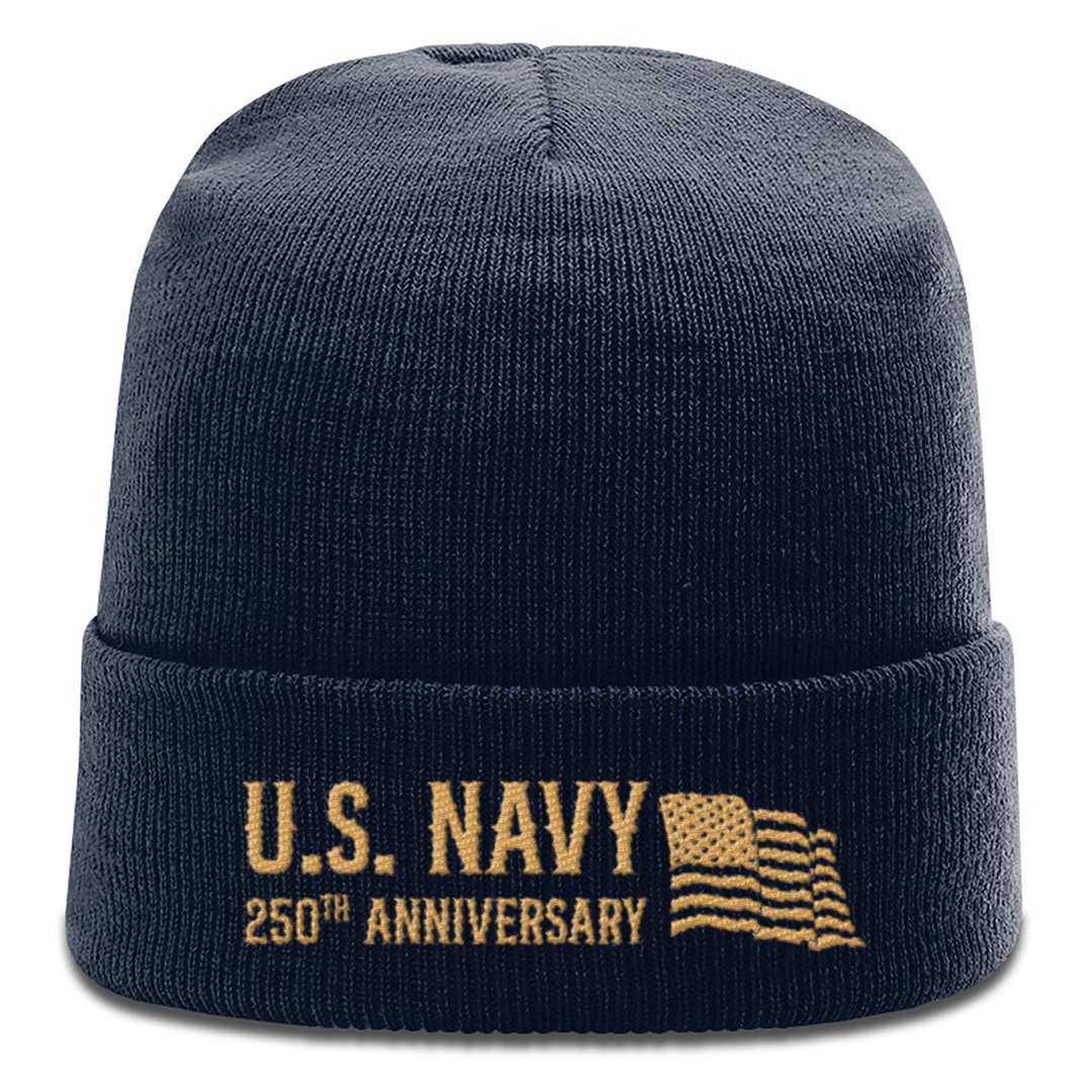 U.S. Navy 250th Anniversary Beanie