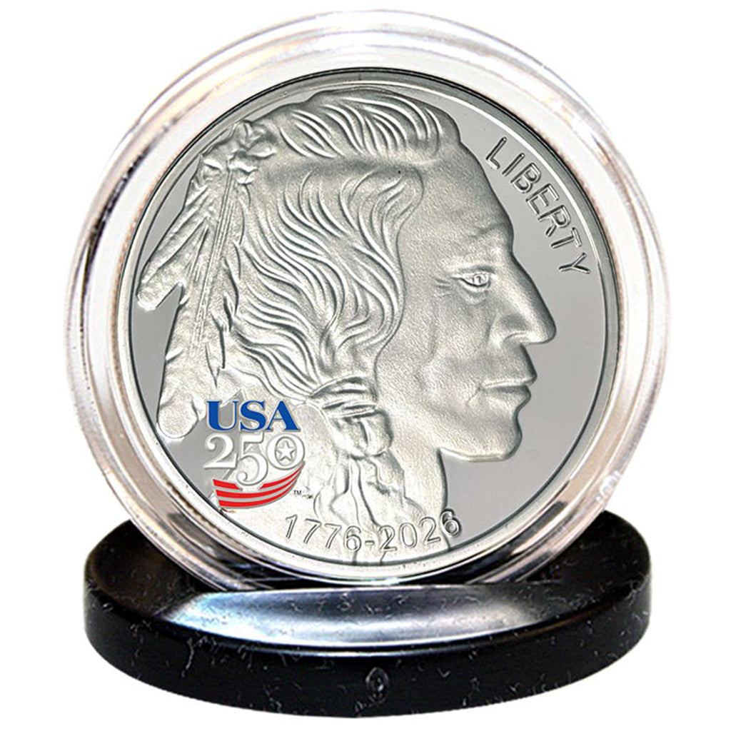 America's 250th Anniversary Buffalo Indian Nickel Silver Proof Coin
