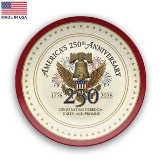 America's 250th Anniversary Celebrating Freedom, Unity, And Promise Plate