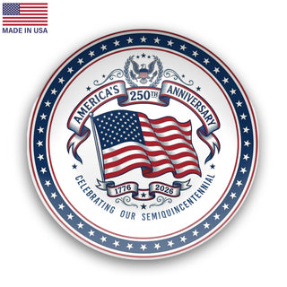 America's 250th Anniversary Semiquincentennial Plate