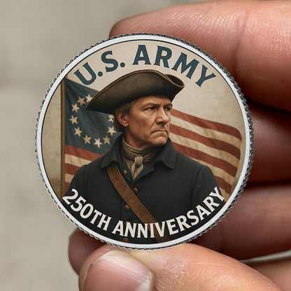 1775 - U.S Army 250th Anniversary - Genuine Legal Tender JFK Half Dollar