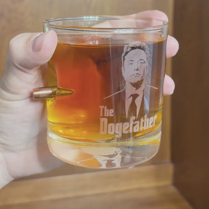 The Dogefather Whiskey Glass
