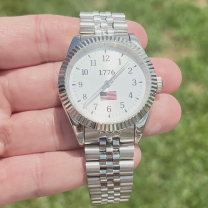 Silver 1776 Heritage Watch
