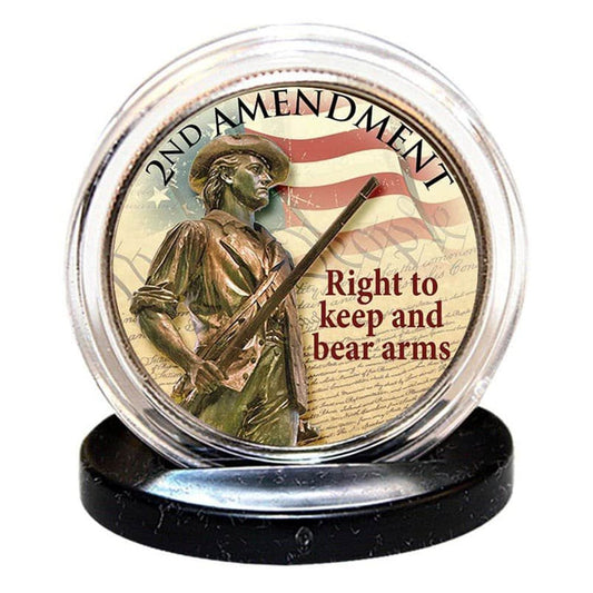 "2nd Amendment" - Authentic JFK Half Dollar - Proud Patriots